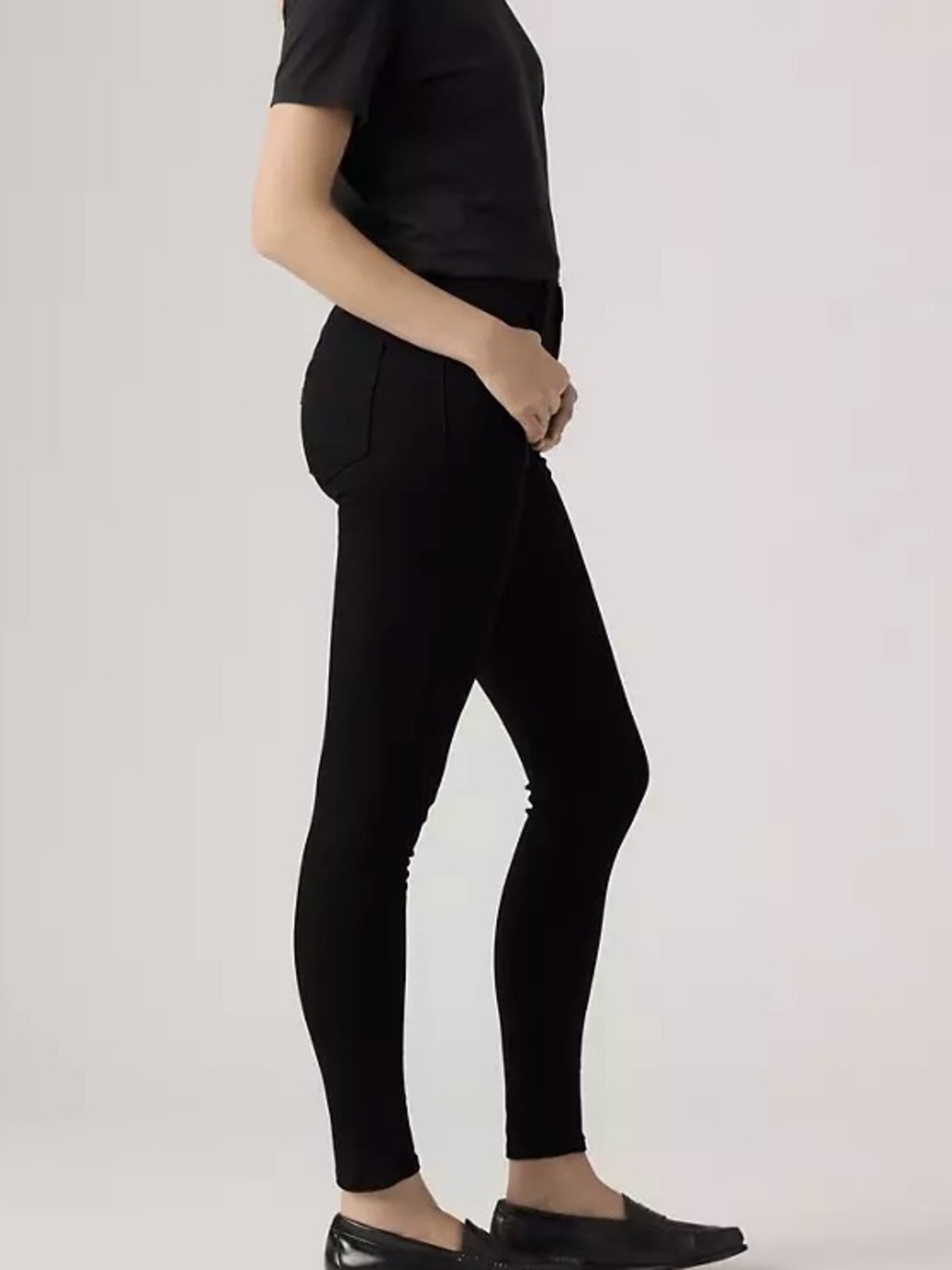 Levi's women’s 720 High Rise Black Super Skinny Jeans